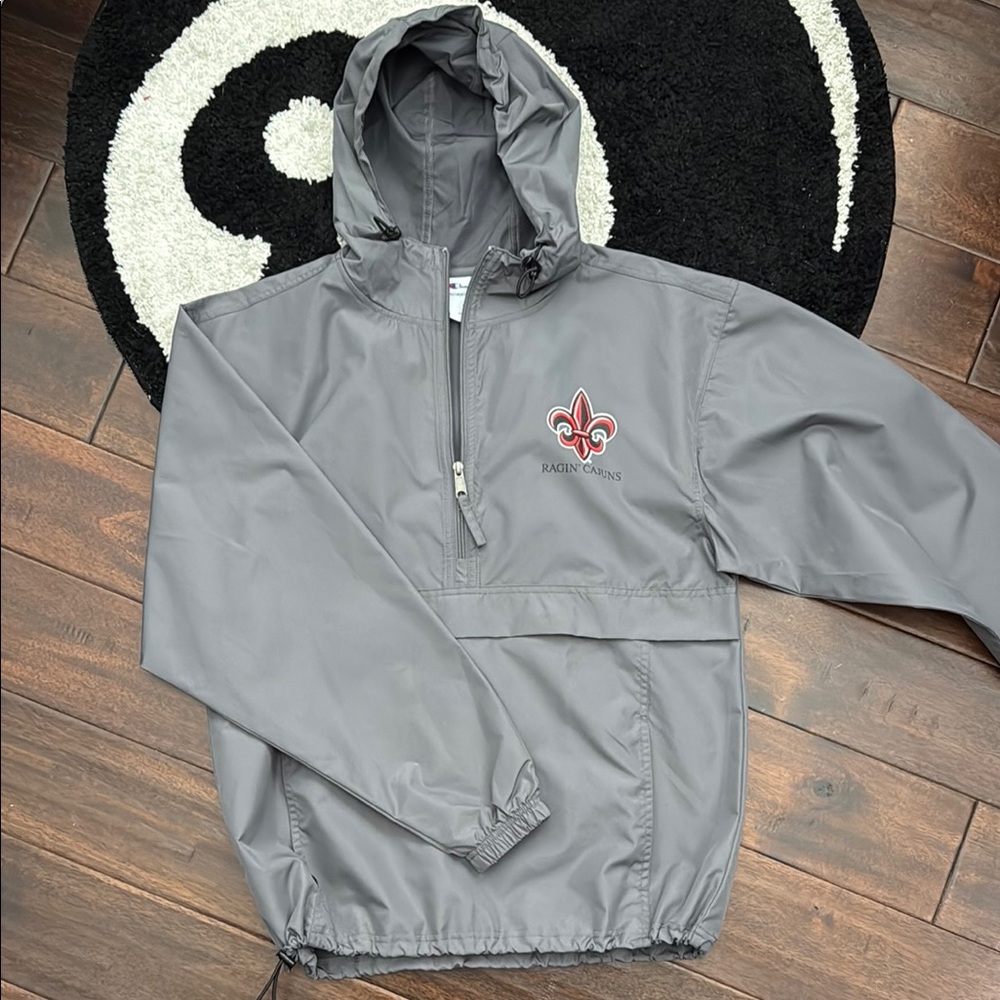 Champion Gray Windbreaker Jacket